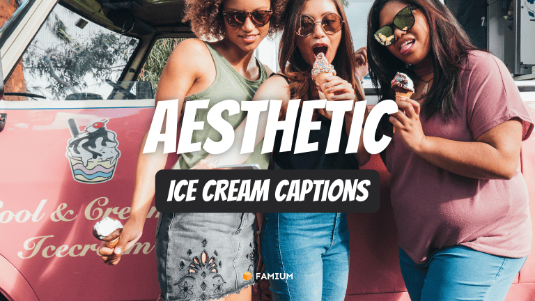 Aesthetic Ice Cream Captions for Instagram